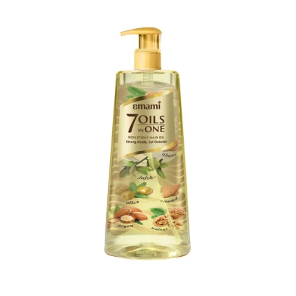Emami 7 Oils in One Non Sticky Hair Oil (650ml | India)