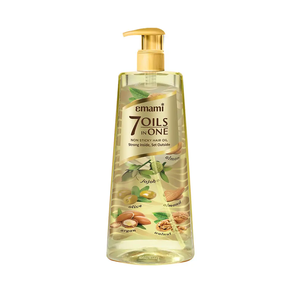 Emami 7 Oils in One Non Sticky Hair Oil (650ml | India)