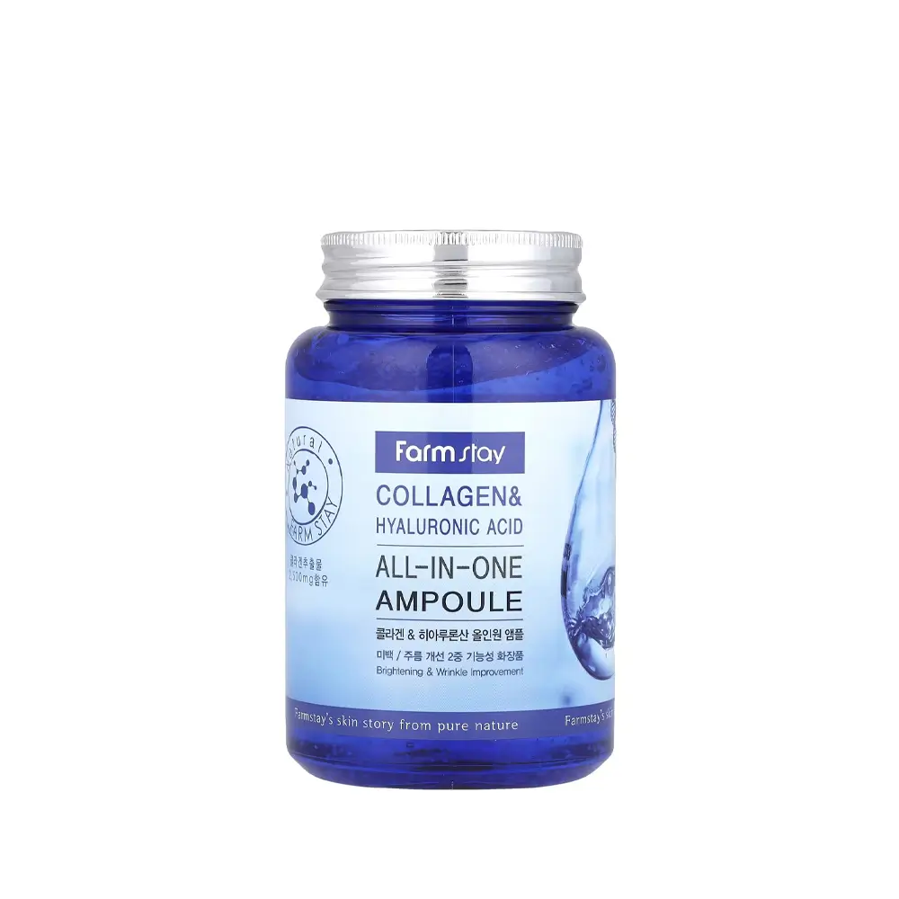 FARMSTAY Collagen & Hyaluronic Acid All-in-One Ampoule – 250ml