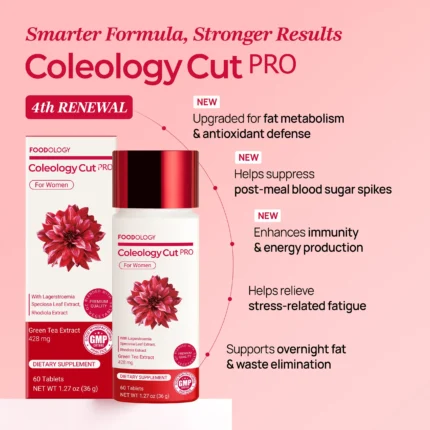 FOODOLOGY Coleology Cut PRO (428mg x 60 tablets)