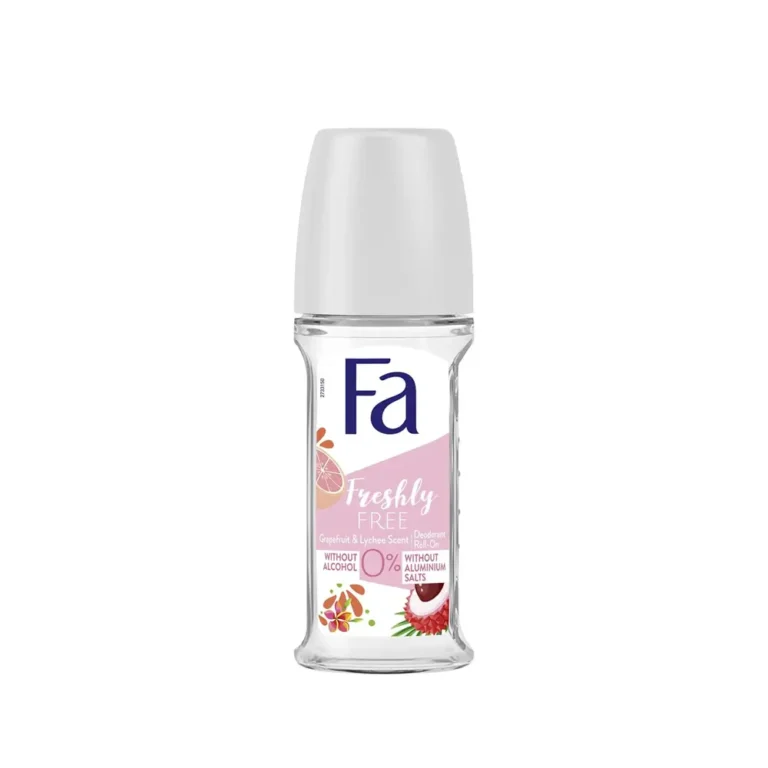 Fa Deodorant Roll On Freshly Free with Grapefruit & Lychee Scent (50ml | UAE)