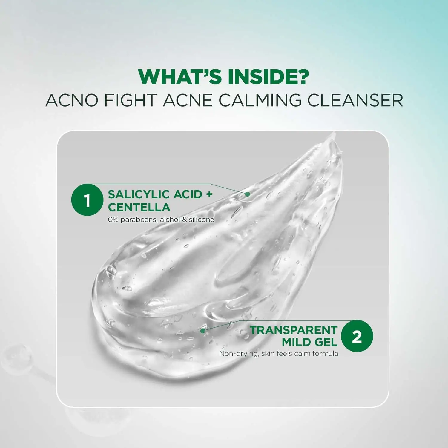 Garnier Men Acno Fight Acne Calming Gentle Gel Cleanser (100g | India)