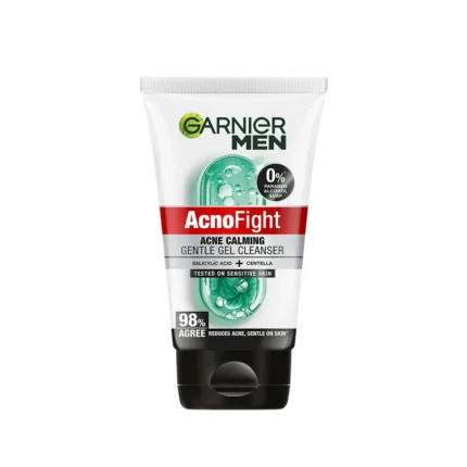 Garnier Men Acno Fight Acne Calming Gentle Gel Cleanser (100g | India)