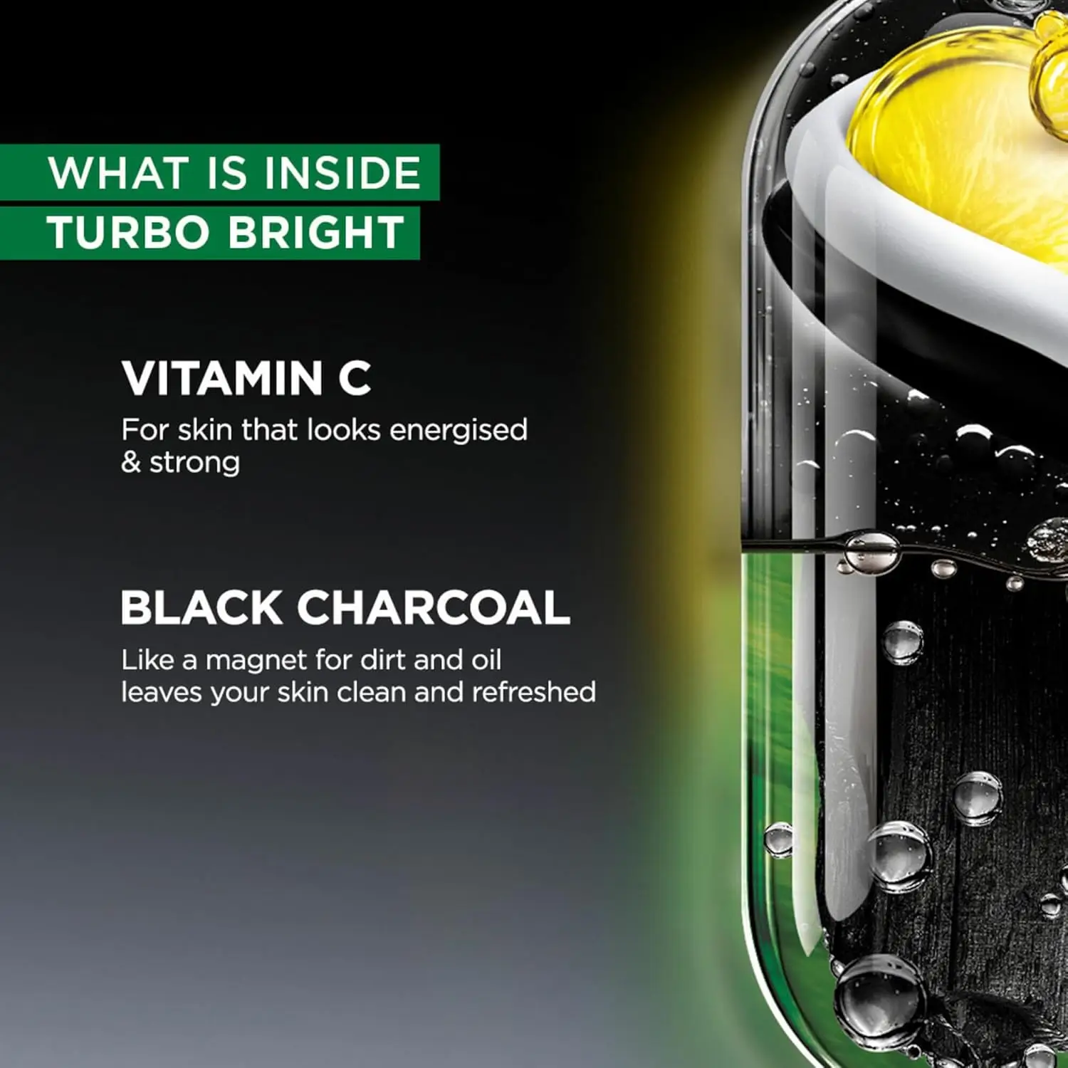 Garnier Men Turbo Bright Double Action Face Wash (100g | India)