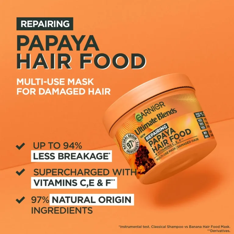 Garnier Ultimate Blends Papaya Hair Food (400ml | Germany)