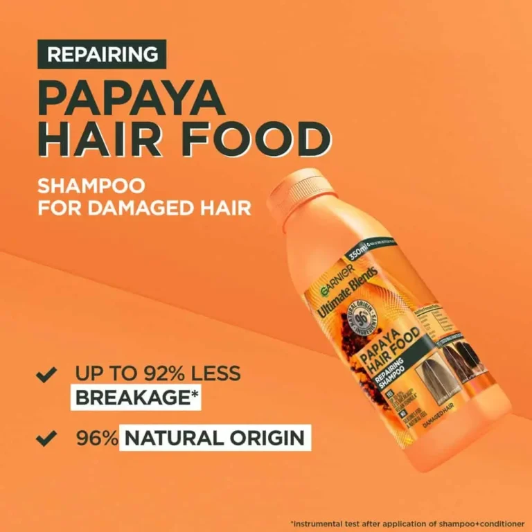 Garnier Ultimate Blends Papaya Hair Food Repairing Shampoo