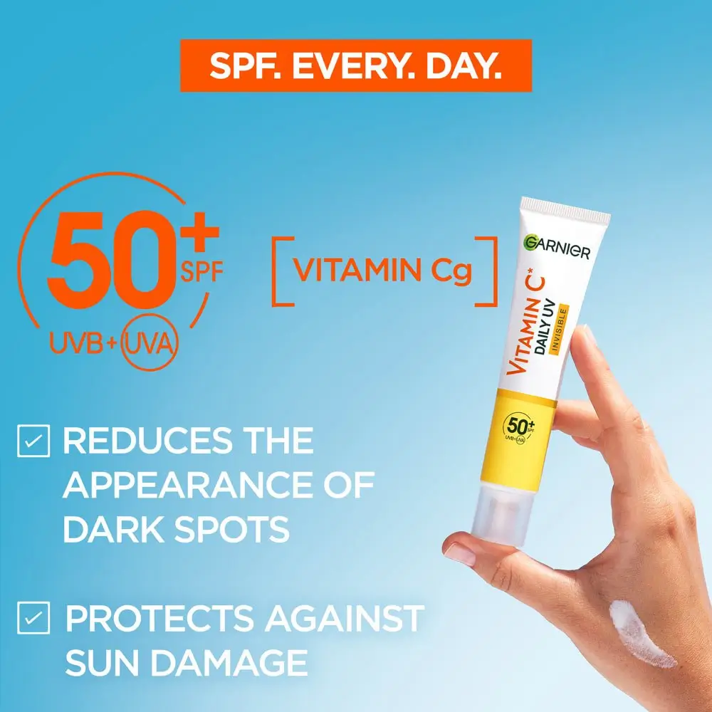 Garnier Vitamin C Daily UV Brightening Fluid Invisible SPF50+ 40ml