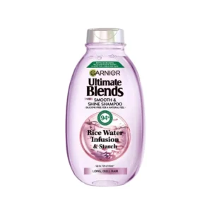 Garnier Ultimate Blends Rice Water Infusion & Starch Smooth & Shine Shampoo (300ml | UK)