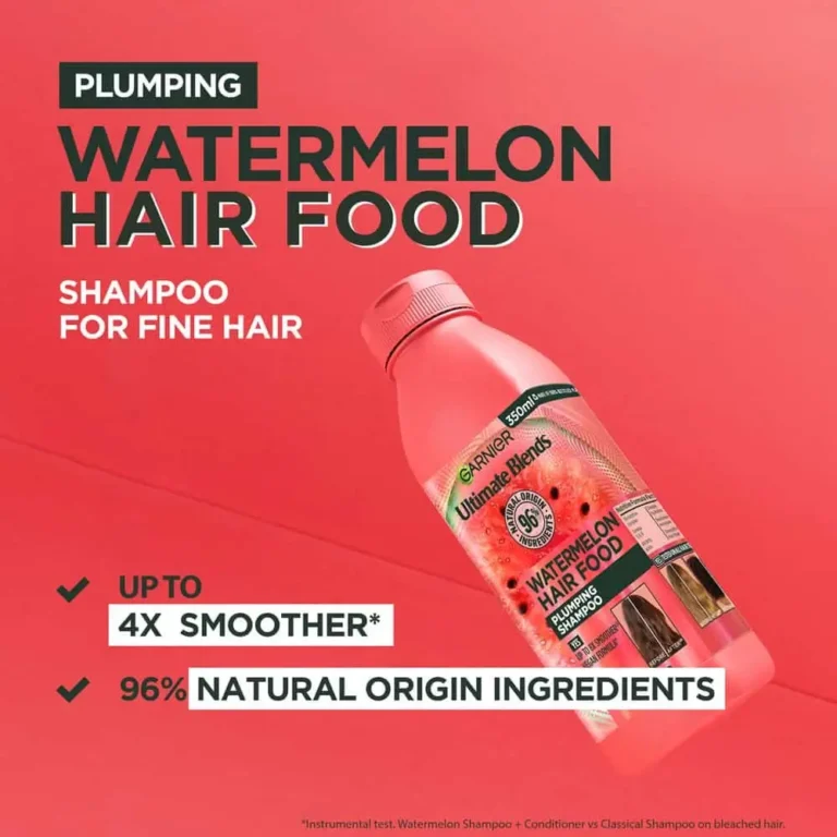 Garnier Ultimate Blends Watermelon Hair Food Plumping Shampoo