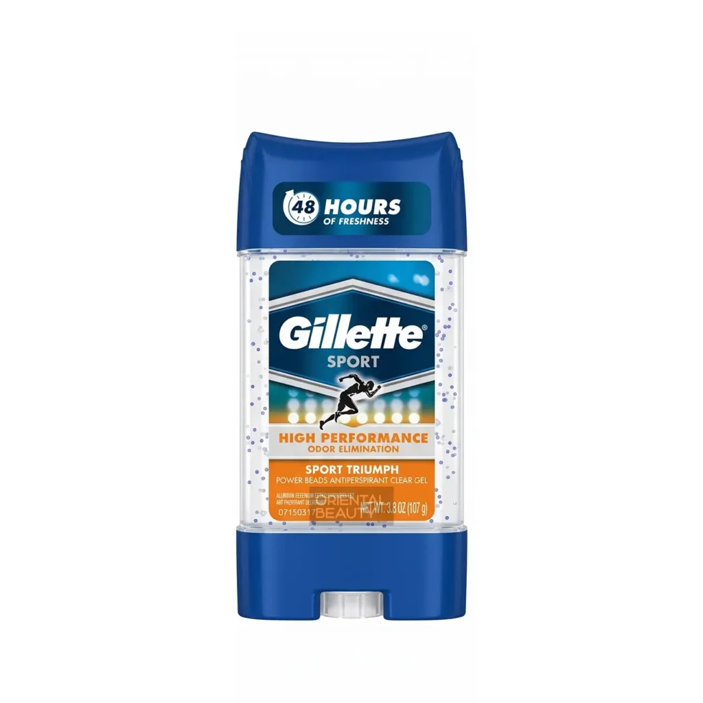 Gillette Sport Triumph Clear Gel Antiperspirant Deodorant 107ml