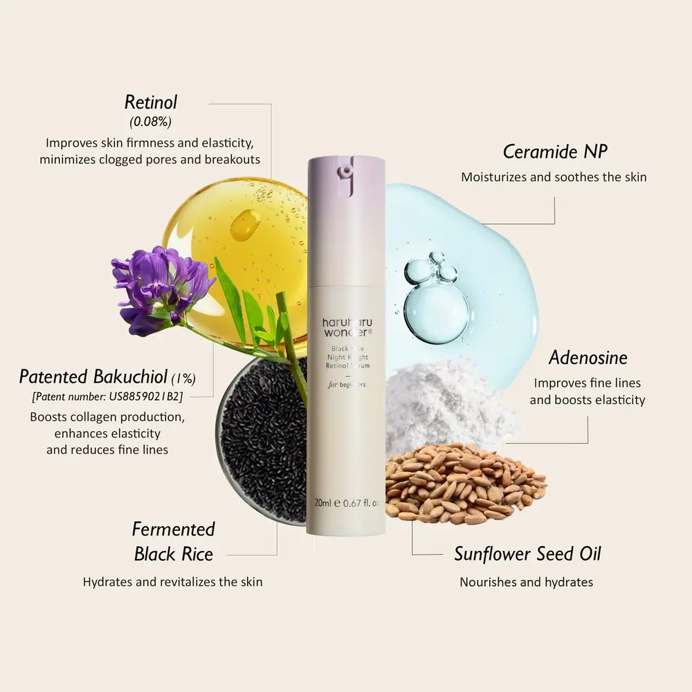 HARUHARU wonder Night Knight Retinol Serum