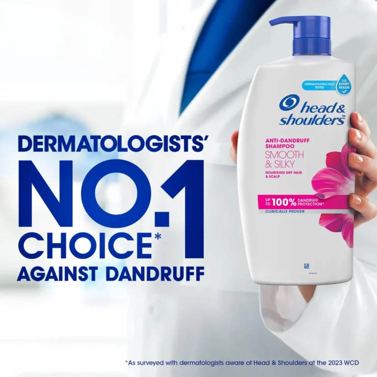 HEAD & SHOULDERS Smooth & Silky Anti-Dandruff Shampoo (1000ml | India)