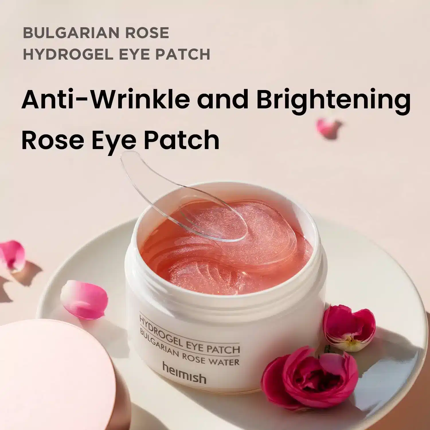 HEIMISH Bulgarian Rose Water Hydrogel Eye Patch – 60pcs