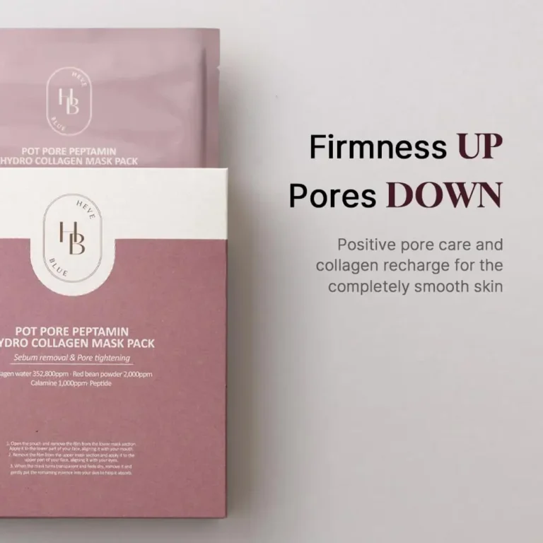 HEVEBLUE Pot Pore Peptamin Hydro Collagen Mask Pack – 1pc
