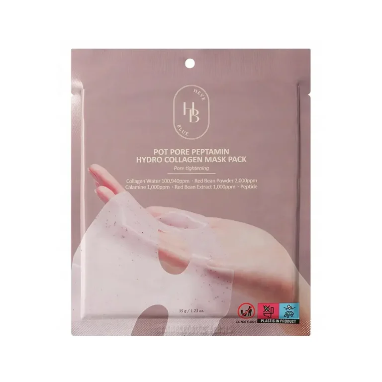 HEVEBLUE Pot Pore Peptamin Hydro Collagen Mask Pack – 1pc