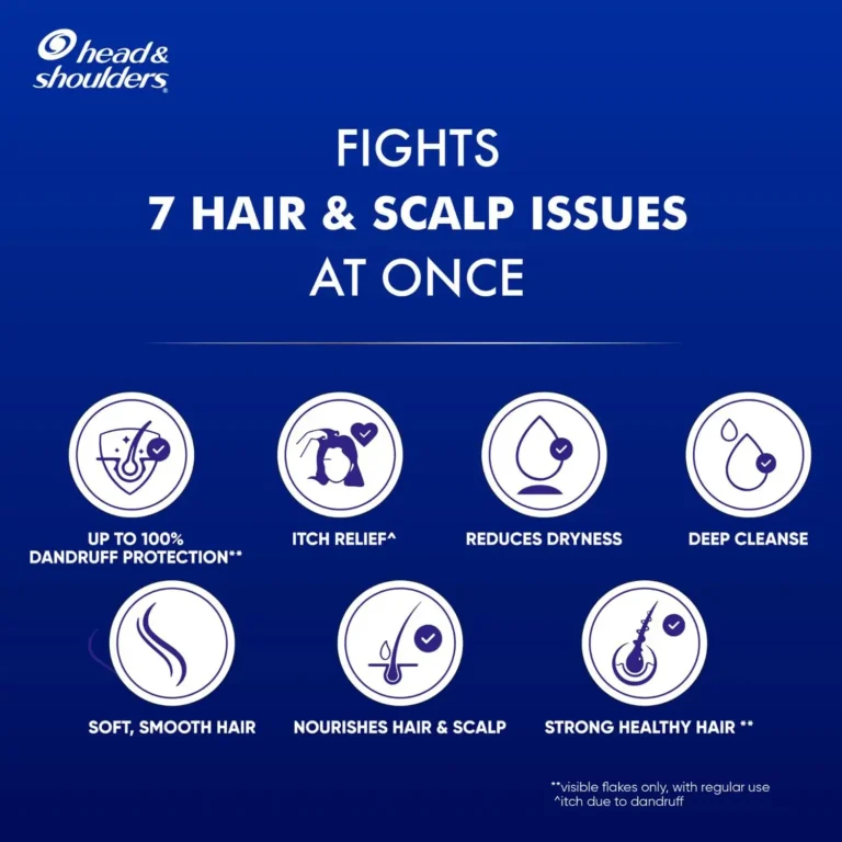 Head & Shoulders 7 in1 Anti-dandruff Shampoo (1000ml | India)