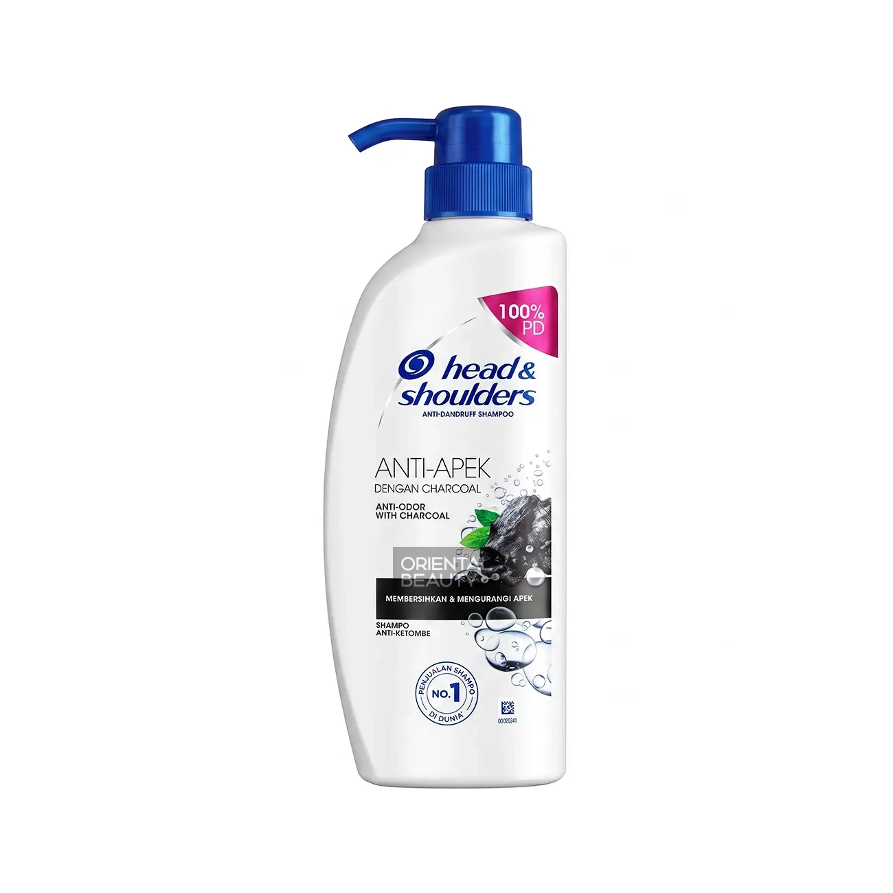 Head & Shoulders Anti-Odor With Charcoal Shampoo (400ml | Indonesia)