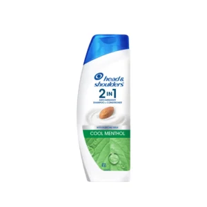 Head & Shoulders Cool Menthol 2 in 1 Anti Dandruff Shampoo + Conditioner (340ml | India)