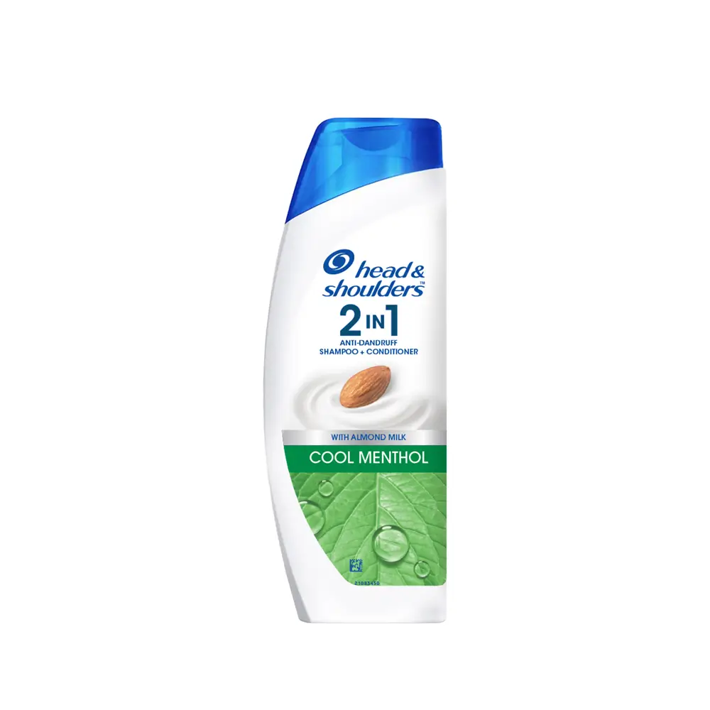 Head & Shoulders Cool Menthol 2 in 1 Anti Dandruff Shampoo + Conditioner (340ml | India)