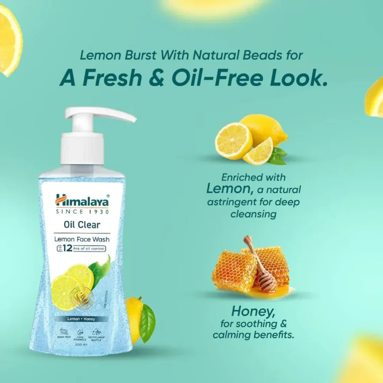 Himalaya Oil Clear Lemon Face Wash (200ml | India)