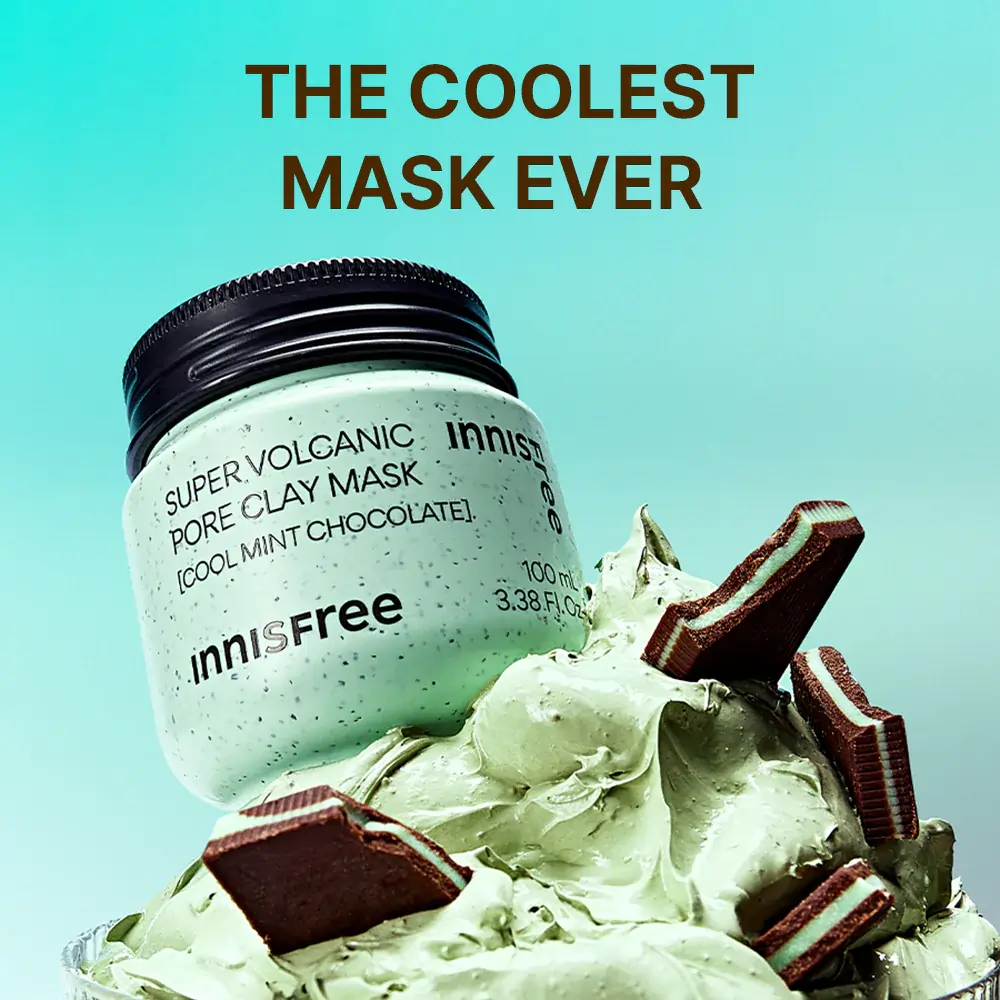 Innisfree Super Volcanic Pore Clay Mask – Cool Mint Chocolate