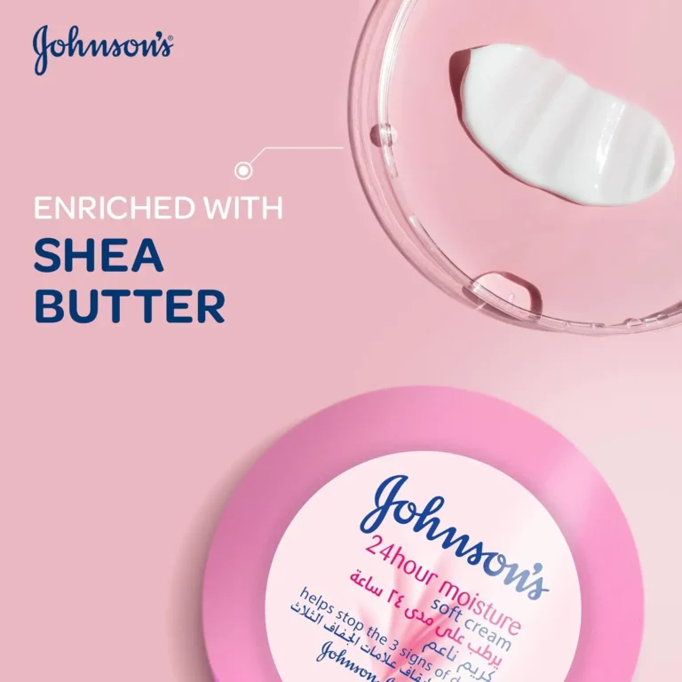 JOHNSON’S 24Hour Moisture Soft Cream 200ml – UAE