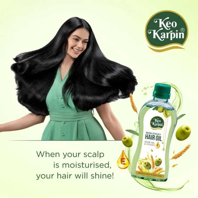KEO KARPIN Non Sticky Hair Oil Olive Oil & Vitamin E – 200ml