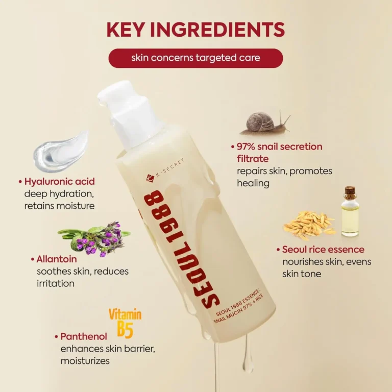 KSecret Seoul 1988 Essence: Snail Mucin 97% + Rice