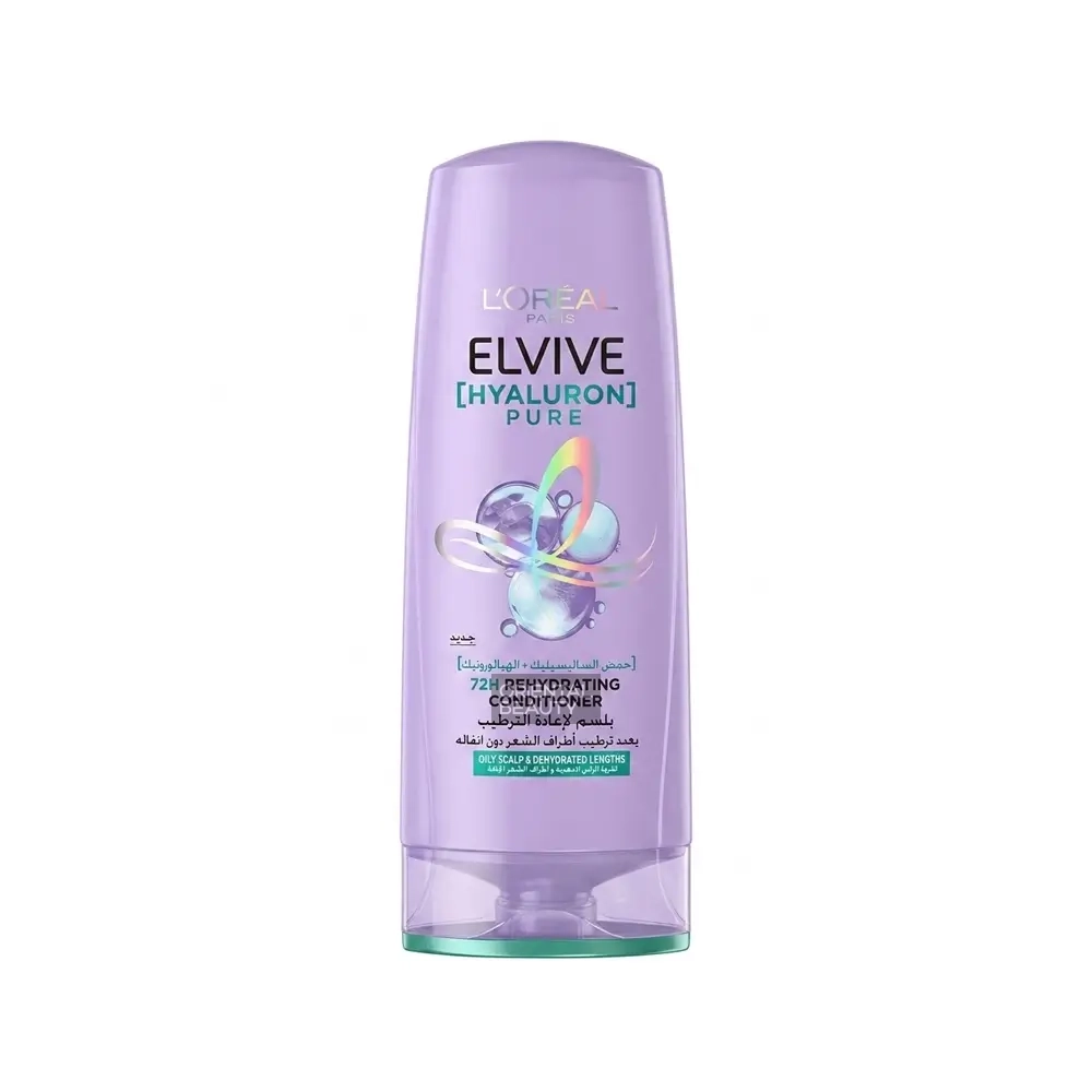 LOreal Elvive Hyaluron Pure 72H Rehydrating Conditioner (400ml | Egypt)