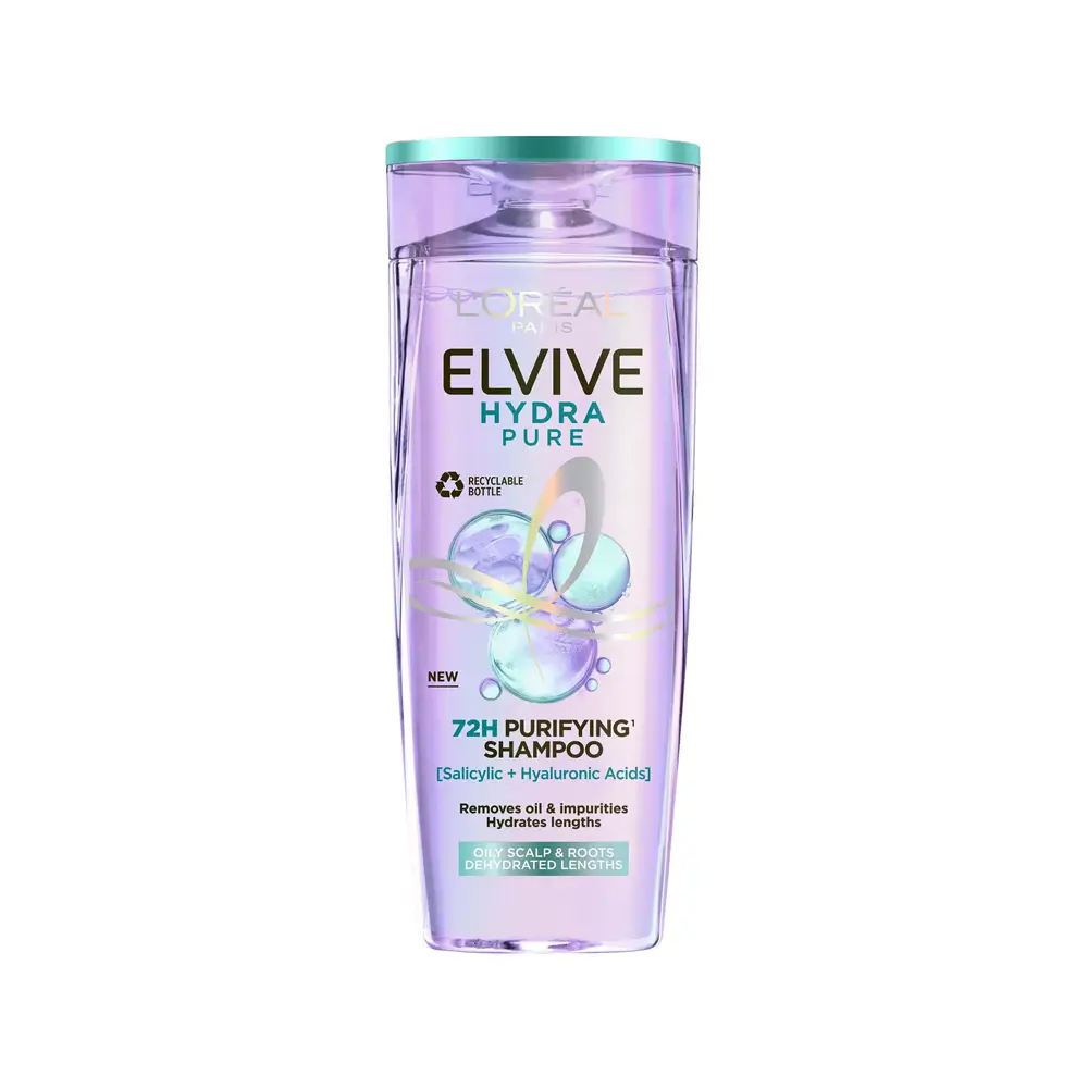 LOreal Elvive Hydra Pure 72H Purifying Shampoo (400ml | France)