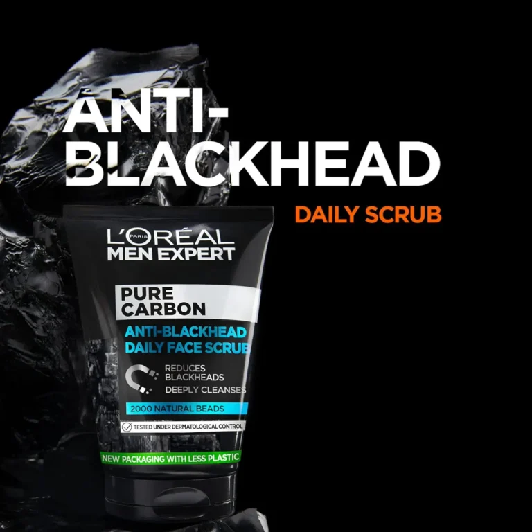 LOreal Paris Men Expert Anti-Blackhead Daily Face Scrub