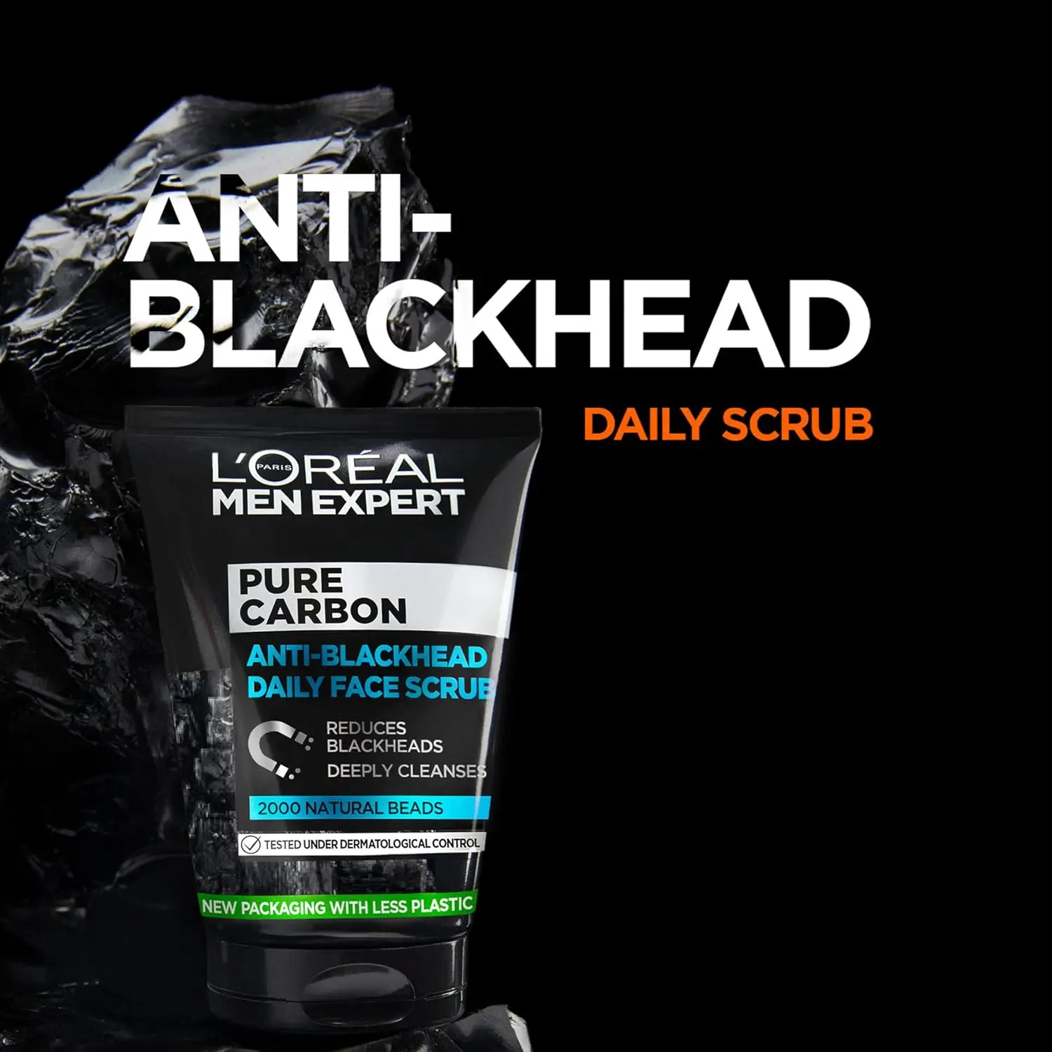 LOreal Paris Men Expert Anti-Blackhead Daily Face Scrub
