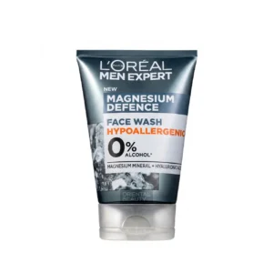 LOreal Magnesium Defence Men Expert Hypoallergenic Face Wash (100ml | Germany)