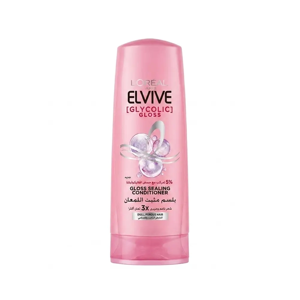 LOreal Paris Elvive Glycolic Gloss Sealing Conditioner (360ml | Egypt)