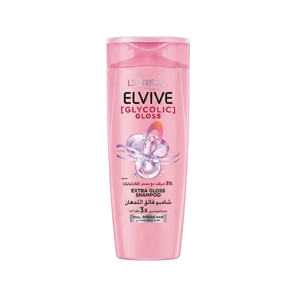 LOreal Paris Elvive Glycolic Gloss Shampoo (400ml | Egypt)