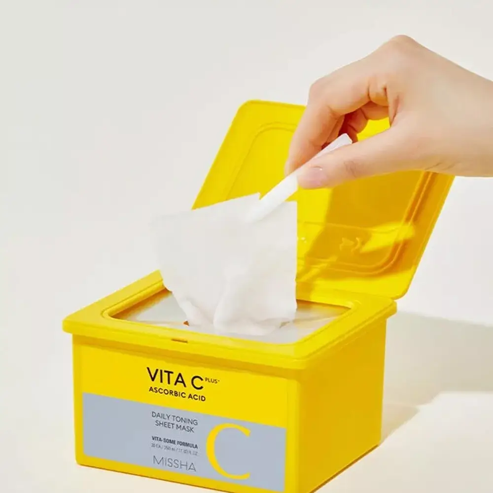 MISSHA Vita C Plus Daily Toning Sheet Mask (30 ea)