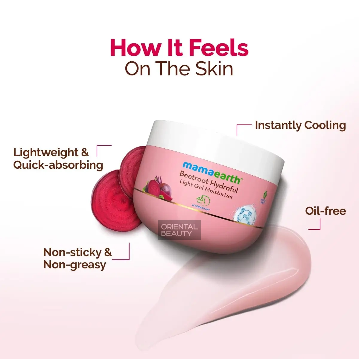 Mamaearth Beetroot Hydraful Light Gel Moisturizer 200g