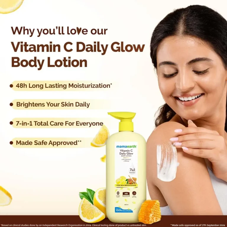 Mamaearth Vitamin C Daily Glow Body Lotion (400ml | India)