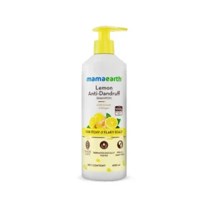 Mamaearth Lemon Anti-Dandruff Shampoo (400ml | India)