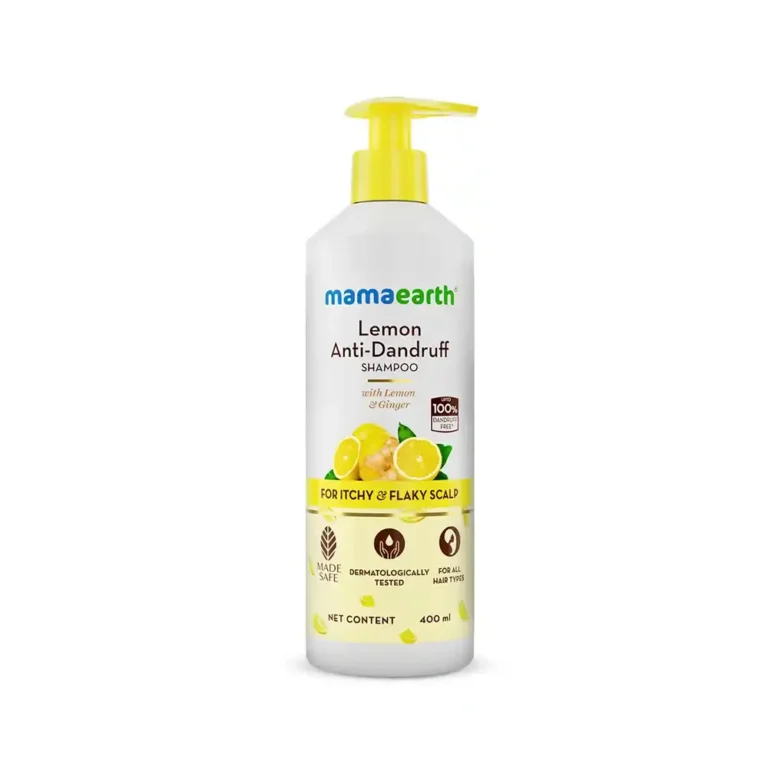 Mamaearth Lemon Anti-Dandruff Shampoo (400ml | India)