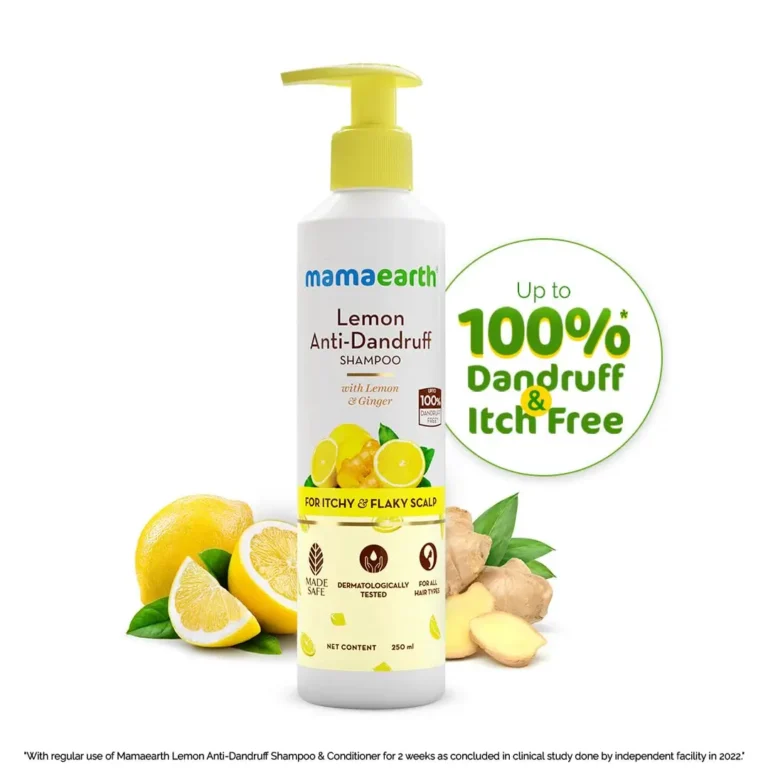 Mamaearth Lemon Anti-Dandruff Shampoo (400ml | India)