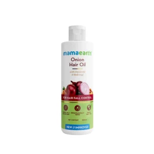 Mamaearth Onion Hair Oil (200g | India)