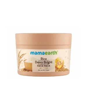 Mamaearth Rice Dewy Bright Face Pack (200g | India)