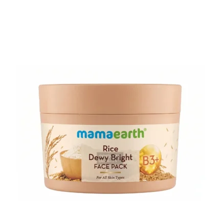 Mamaearth Rice Dewy Bright Face Pack (200g | India)