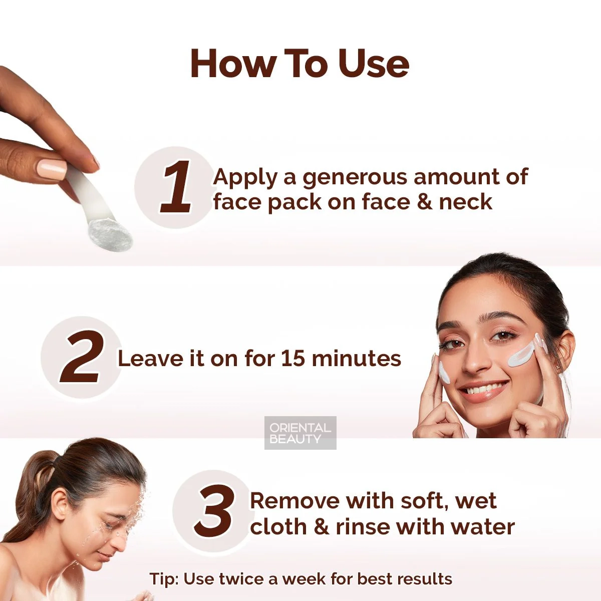 Mamaearth Rice Dewy Bright Face Pack (200g | India)