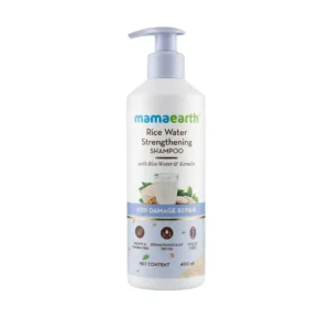 Mamaearth Rice Water Strengthening Shampoo (400ml | India)