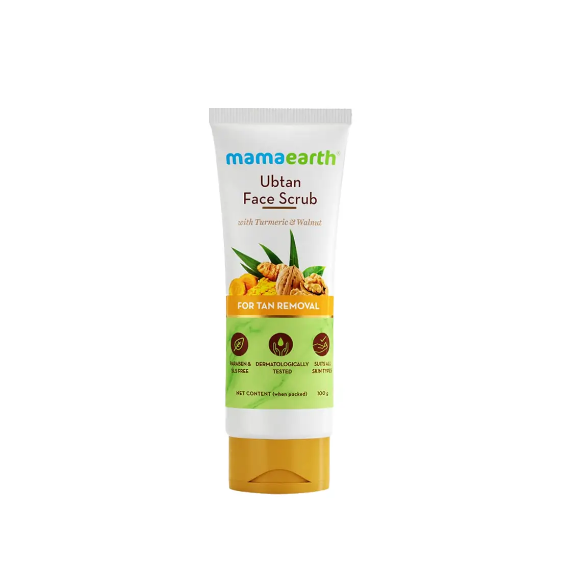 MAMAEARTH Ubtan Face Scrub