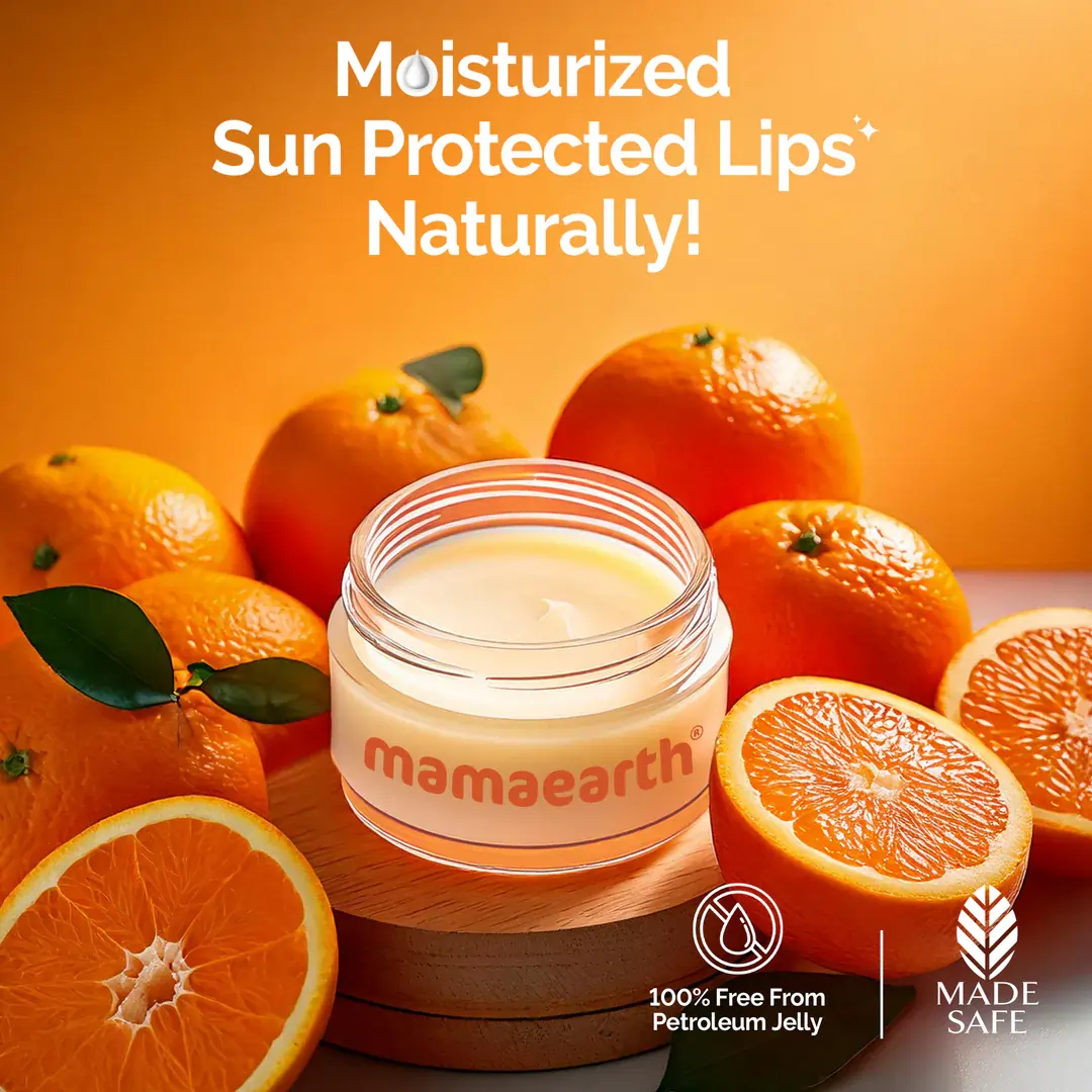 Mamaearth Vitamin C Moisture Therapy Lip Balm (15g | India)