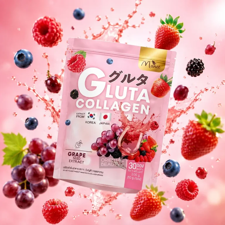 Manee Gluta Collagen Pink Dietary Supplement – 30 Sachets