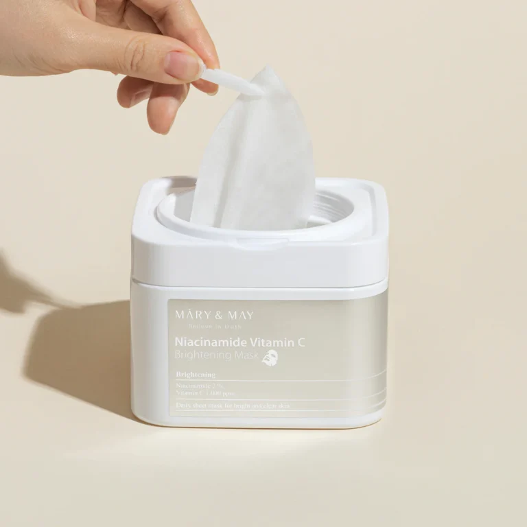 Mary & May Niacinanide Vitamin C Brightening Mask – 30ea